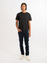 Duo Fold Short Sleeve Tee - Noir-FRAME-Over the Rainbow