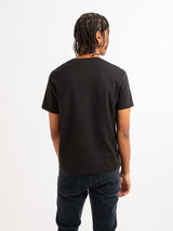 Duo Fold Short Sleeve Tee - Noir-FRAME-Over the Rainbow