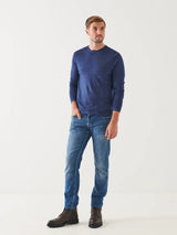 Extra-Fine Merino Vintage Wash Sweater - Riviera-Patrick Assaraf-Over the Rainbow