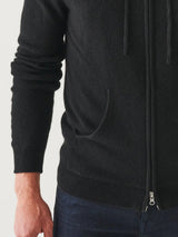 Air Cashmere Hoodie - Black-Patrick Assaraf-Over the Rainbow