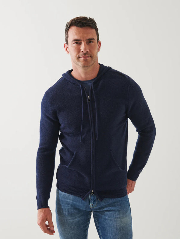 Air Cashmere Hoodie - Midnight-Patrick Assaraf-Over the Rainbow