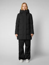 Bethany Hooded Coat - Black-SAVE THE DUCK-Over the Rainbow