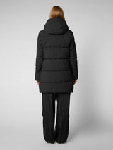 Bethany Hooded Coat - Black-SAVE THE DUCK-Over the Rainbow