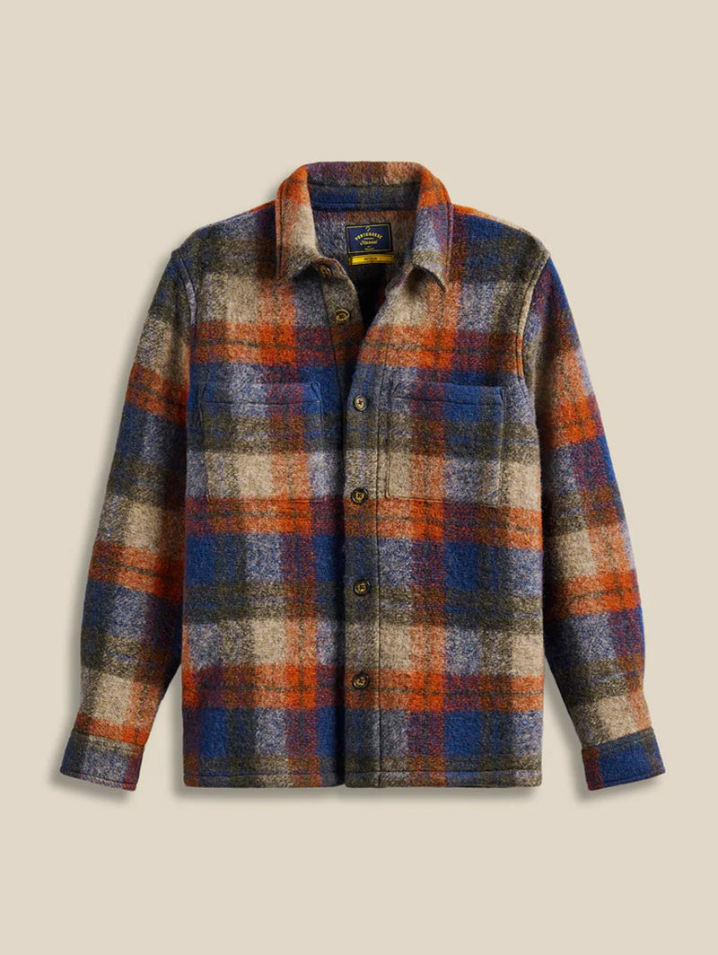 Parker Overshirt - Blue-PORTUGUESE FLANNEL-Over the Rainbow