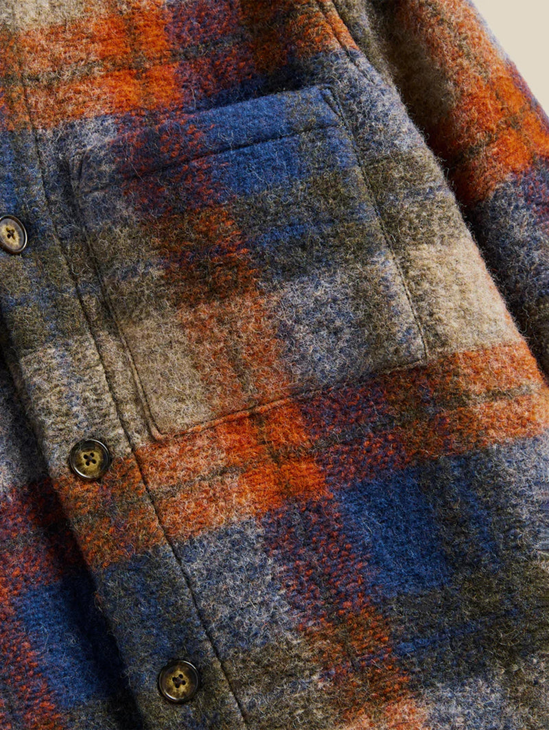 Parker Overshirt - Blue-PORTUGUESE FLANNEL-Over the Rainbow