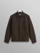 Whiting Overshirt - Black/Beige Frome-Wax London-Over the Rainbow