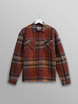 Whiting Overshirt - Multi Wool Check-Wax London-Over the Rainbow