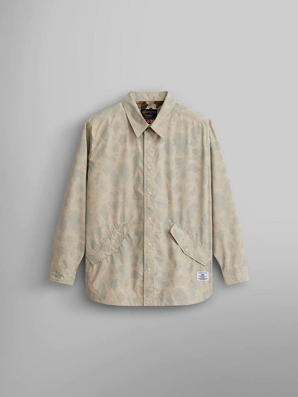 Packaway Shirt Jacket - Limestone-ALPHA INDUSTRIES-Over the Rainbow