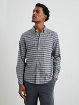 Reid Shirt - Navy Pumice-Rails-Over the Rainbow