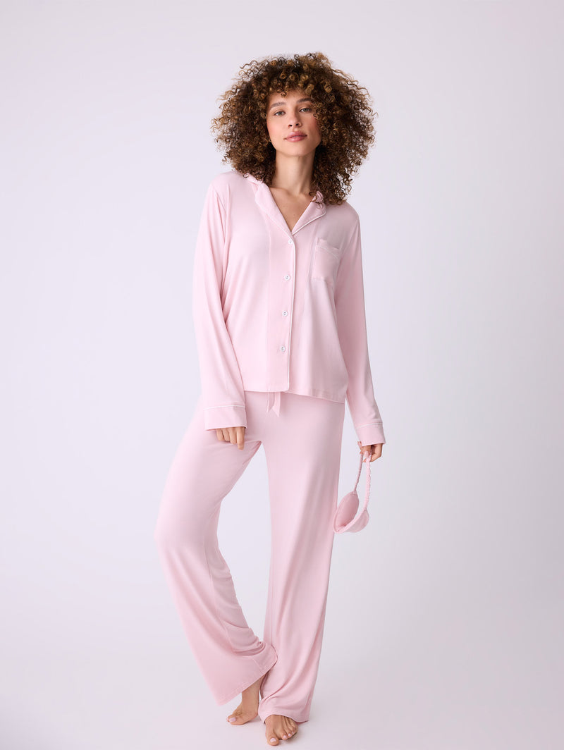 PJS x Susan G. Komen Modal PJ Set - Candy Pink-PJ Salvage-Over the Rainbow