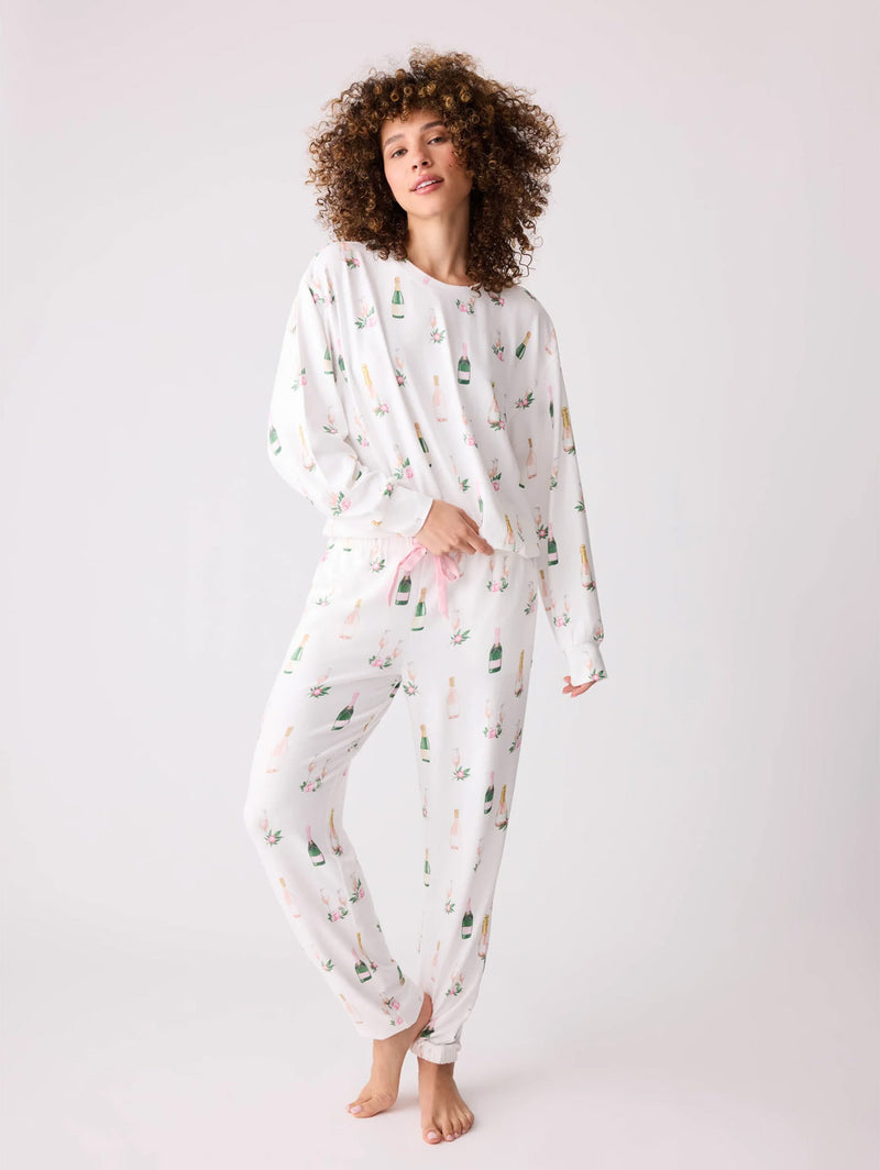 Breakfast Of Champs PJ Set - Ivory-PJ Salvage-Over the Rainbow