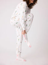 Breakfast Of Champs PJ Set - Ivory-PJ Salvage-Over the Rainbow