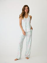 Ikat Watercolour Pant - Seafoam-PJ Salvage-Over the Rainbow