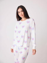 Peace + Love Within Long Sleeve - Ivory-PJ Salvage-Over the Rainbow