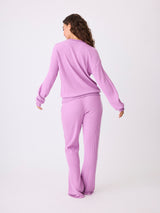 Waffle Knit Long Sleeve - Lilac-PJ Salvage-Over the Rainbow