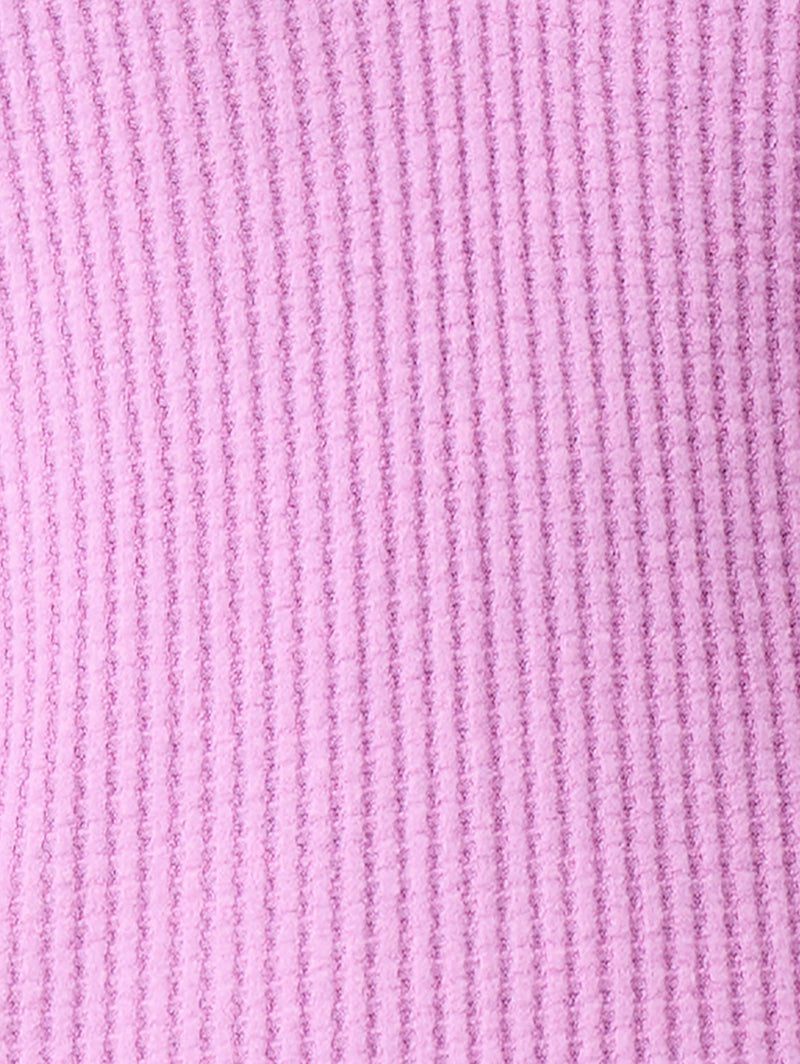 Waffle Knit Long Sleeve - Lilac-PJ Salvage-Over the Rainbow