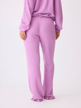 Waffle Knit Pant - Lilac-PJ Salvage-Over the Rainbow