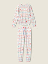 Après All Day PJ Set - Ivory-PJ Salvage-Over the Rainbow