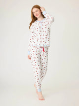 Ski Jammie Classic Set - Ivory-PJ Salvage-Over the Rainbow