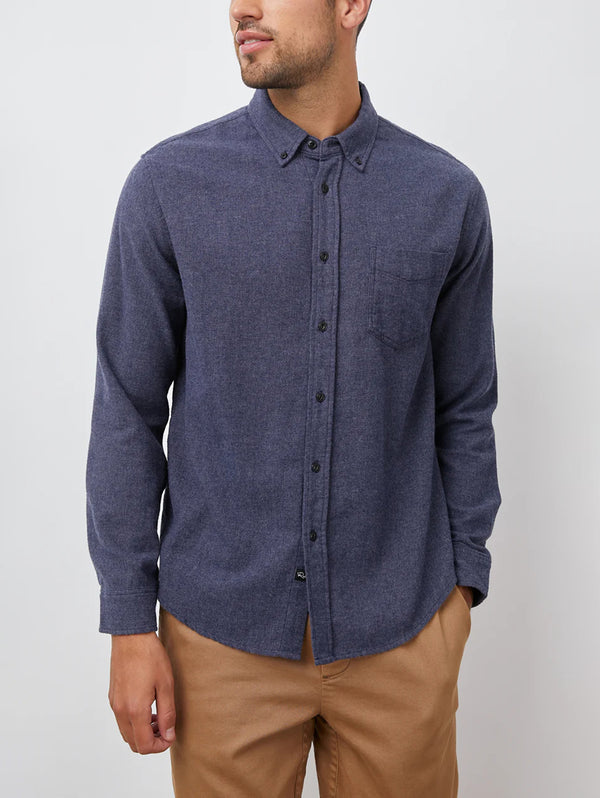 Runson Shirt - Heather Blue-Rails-Over the Rainbow