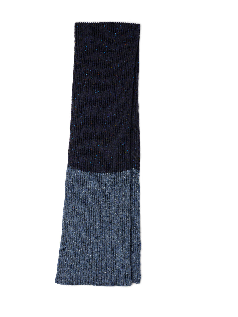 Shin Donegal Scarf - Navy-MACKIE-Over the Rainbow