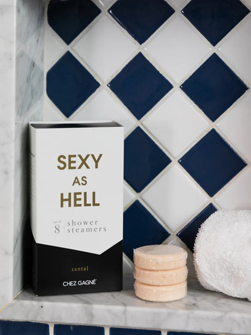 Shower Steamer Set - Sexy As Hell Santal-CHEZ GAGNE LETTERPRESS-Over the Rainbow