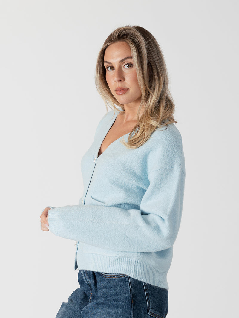 Stella Cardigan - Blue-LYLA+LUXE-Over the Rainbow