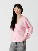 Stella Heart Cardigan - Pink-LYLA+LUXE-Over the Rainbow