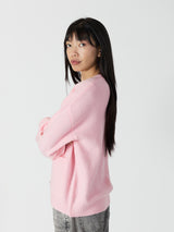 Stella Heart Cardigan - Pink-LYLA+LUXE-Over the Rainbow