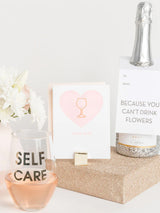 Wine Glass - Self Care-CHEZ GAGNE LETTERPRESS-Over the Rainbow