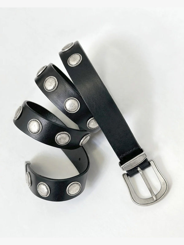 Sezim Bridle Belt - Black/Silver-Brave Leather-Over the Rainbow