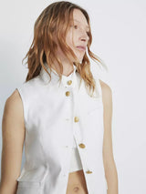 Slade Vest - White-RAG + BONE-Over the Rainbow