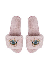 Evil Eye Beaded Slipper-LIM LIM-Over the Rainbow