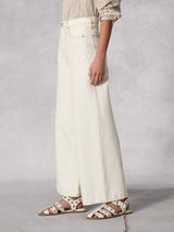 Sofie Ankle Wide Leg Jean - Ecru-RAG + BONE-Over the Rainbow