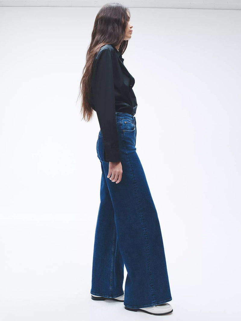 Sofie High Rise Flexi Wide Jean - Jen-RAG + BONE-Over the Rainbow