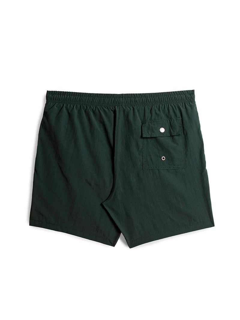 Solid Pine Swim Trunk - Green-BATHER-Over the Rainbow