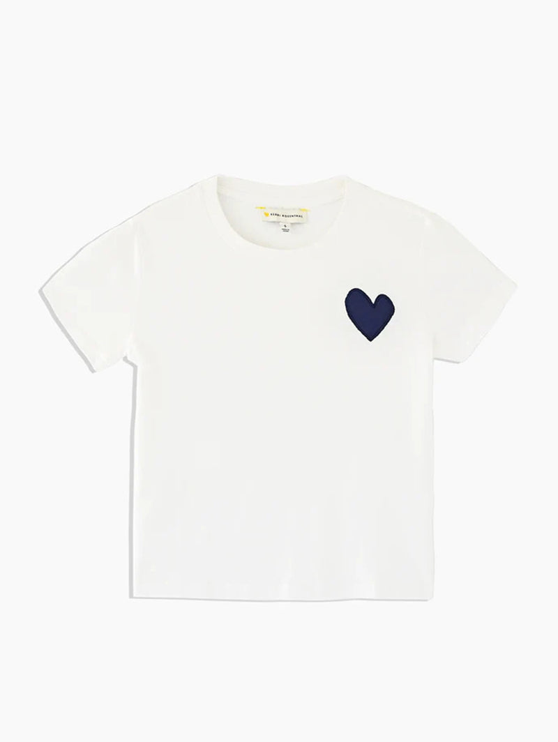 The Suke Heart Tee - White-KERRI ROSENTHAL-Over the Rainbow