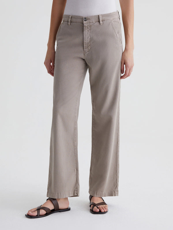 Caden Straight Trouser - Sulfur Desert Taupe-AG Jeans-Over the Rainbow