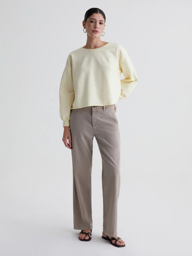 Caden Straight Trouser - Sulfur Desert Taupe-AG Jeans-Over the Rainbow