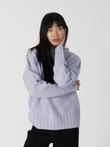 Tanya Sweater - Lavender-LYLA+LUXE-Over the Rainbow