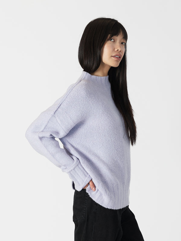 Tanya Sweater - Lavender-LYLA+LUXE-Over the Rainbow