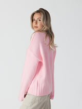 Tanya Sweater - Rose Pink-LYLA+LUXE-Over the Rainbow