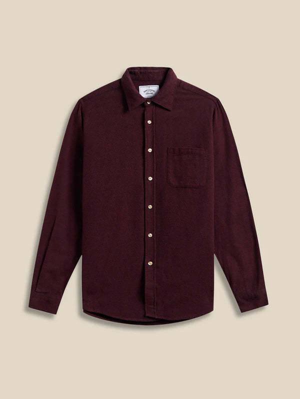 Teca Shirt - Bordeaux-PORTUGUESE FLANNEL-Over the Rainbow