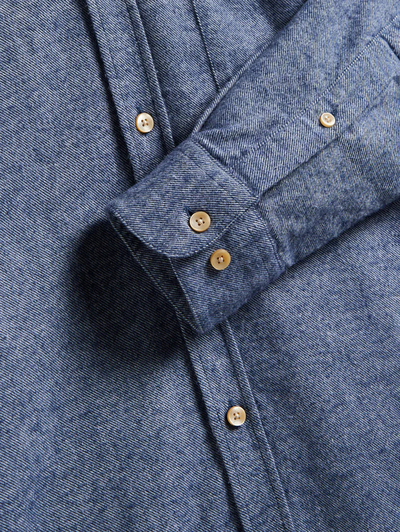 Teca Shirt - Indigo-PORTUGUESE FLANNEL-Over the Rainbow