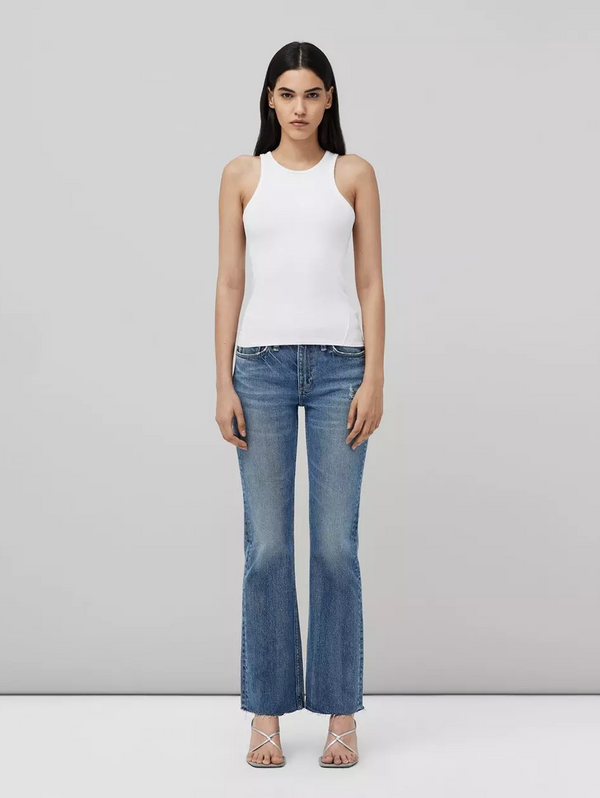 Essential Rib Tank - White-RAG + BONE-Over the Rainbow