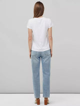 Slub Crew Neck Tee - White-RAG + BONE-Over the Rainbow