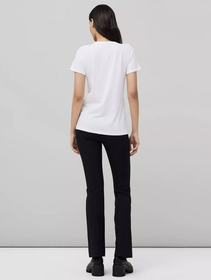 Slub V-Neck Tee - White-RAG + BONE-Over the Rainbow