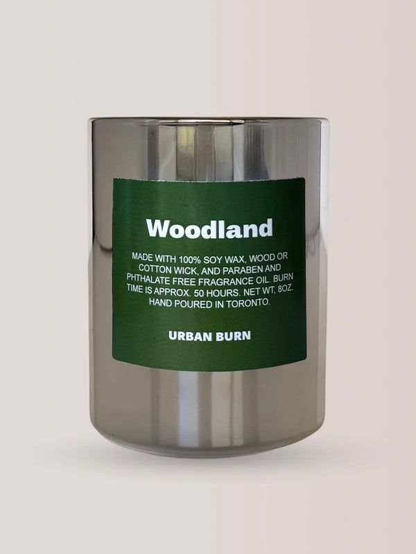 Woodland Candle - Wood Wick-URBAN BURN-Over the Rainbow