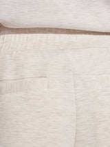 The Slim Cuff Pant 25" - Ivory Marl-VARLEY-Over the Rainbow