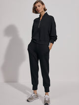 The Slim Cuff Pant 25" - Black-VARLEY-Over the Rainbow